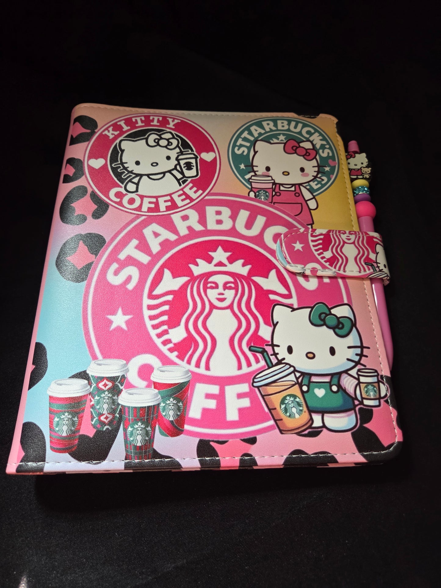 Color leopard Hk coffee